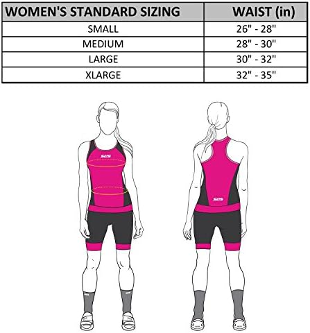 מכנסי Triathlon Triathlon לנשים | מכנסיים קצרים של טריאתלון נשים | סופר נוח 6 אינץ '| Slim Stellic Fit Womens Tri Shorts
